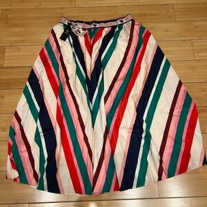 Disney Minnie Colorful Striped A-Line Skirt XL (MSRP $70)